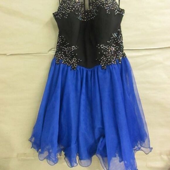 Party/Formal Gown Dress Size 11 NWT Blondie Nites Mardi Gras - Picture 2 of 8